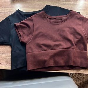 OFFLINE By Aerie Sidewalk
Seamless Cropped T-Shirt